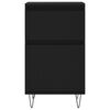vidaXL Sideboards 2 pcs Black 40x35x70 cm Engineered Wood