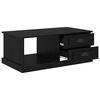 vidaXL Coffee Table Black Oak 90 x 50 x 35 cm Engineered Wood