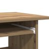 vidaXL Desk Artisan Oak 80x45x74 cm Engineered Wood