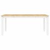 vidaXL Dining Table Corona White 180x90x75 cm Solid Wood Pine
