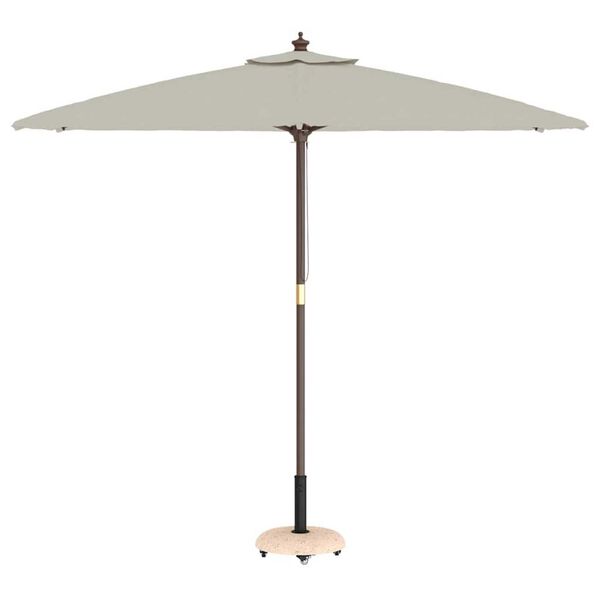 vidaXL Parasol Base Yellow and Black 45 x 45 x 40 cm