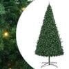 vidaXL Christmas Tree with Decorative String Lights Green 400 cm PVC