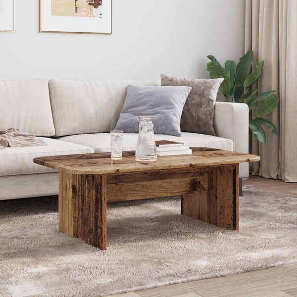 vidaXL Coffee Table Old Wood 93 x 53 x 33 cm Engineered Wood