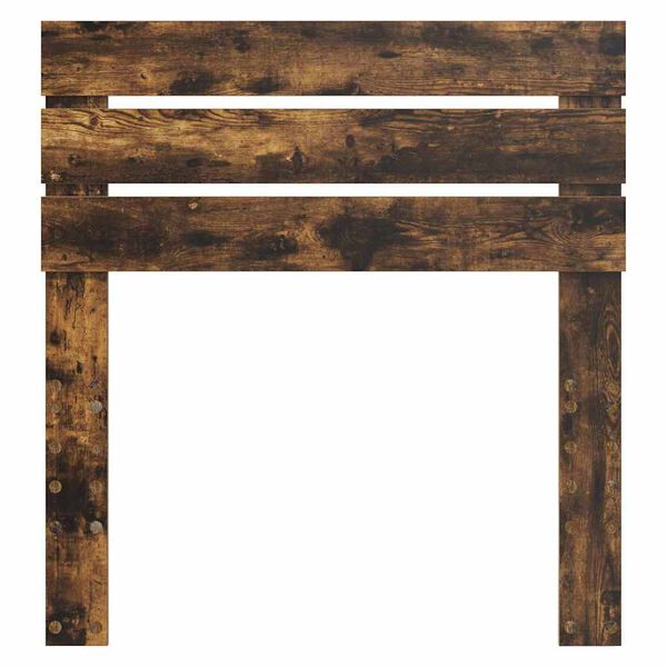 vidaXL Headboard with Headboard Smoked Oak 75 cm Engineered wood