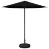 vidaXL Garden Parasol with Base 230 x 230 cm Polyester Rectangular