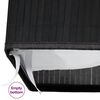 vidaXL Bamboo Laundry Basket Black