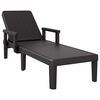 vidaXL 4-Way Height Adjustable Sun Lounger 155,5x57x28 cm Polypropylene