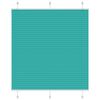 vidaXL Pleated Blind Petrol Green 120x150 cm Fabric Width 119.4 cm Polyester