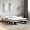 vidaXL Bed Frame without Mattress Black 160x200 cm