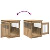 vidaXL Dog Crate Furniture Artisan Oak 55x75x65 cm Engineered Wood