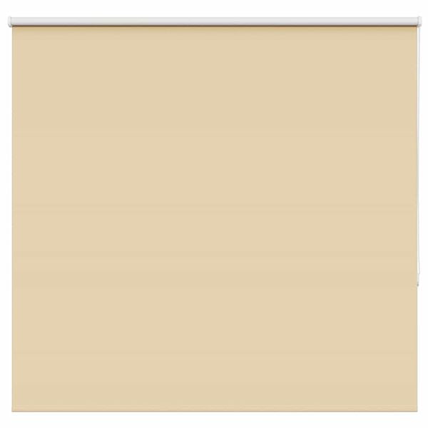 vidaXL Roller Blind Blackout Beige 150x175 cm Fabric Width 146.6 cm Polyester