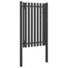 vidaXL Garden Fence Gate Steel 100x150 cm Anthracite