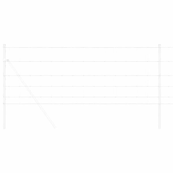 vidaXL Field Fence Silver 100 x 0.8 m Galvanised steel