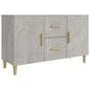 vidaXL Sideboard Concrete Grey 100x36x60 cm Engineered Wood