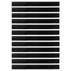 vidaXL Self-adhesive Door Brush Seals 12 pcs Black 100 cm