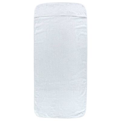 vidaXL Beach Towels 4 pcs White 60x135 cm Fabric 400 GSM