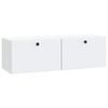 vidaXL Wall-Mounted TV Cabinet 98 x 31 x 30 cm White Engineered Wood