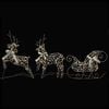 vidaXL LED Reindeers with 60 LEDs 3 pcs Warm White PET