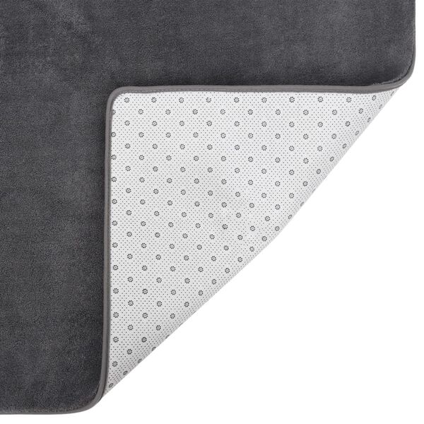 vidaXL Teddy Rug Anthracite 300x200 cm