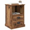 vidaXL Bedside Cabinet Old Wood 36 x 43 x 60 cm Engineered Wood