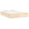 vidaXL Bed Frame without Mattress Solid Wood 140x200 cm