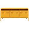 vidaXL TV Cabinet Mustard Yellow 101.5x39x43.5 cm Cold-rolled Steel