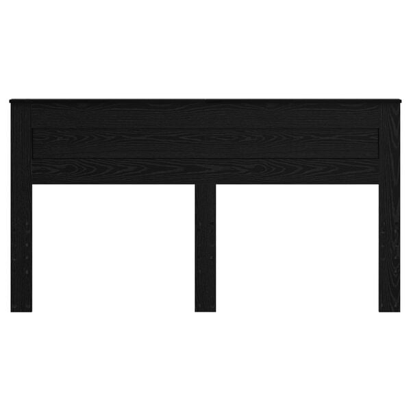 vidaXL Headboard Black Oak 200 cm Engineered wood