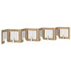 vidaXL Foldable Dog Gate with Stands 8 pcs Artisan Oak 60 cm