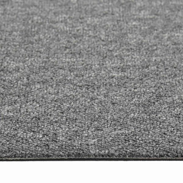 vidaXL Carpet 20 pcs Grey 50 x 50 cm 100% Polypropylene