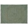 vidaXL Area Rugs Olive Green 140 x 200 cm Jute