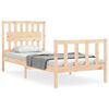 vidaXL Bed Frame without Mattress 90x200 cm Solid Wood Pine