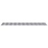 vidaXL Stair Tread Rectangular 2 pcs Silver 100 x 25 cm Aluminium