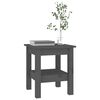 vidaXL Coffee Table Grey 35x35x40 cm Solid Wood Pine