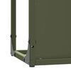 vidaXL Firewood Rack Olive Green 25x25x60 cm Cold-rolled steel