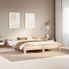 vidaXL Bed Frame without Mattress 200x200 cm Solid Wood Pine