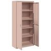 vidaXL Storage Cabinet 2 pcs Pink 90 x 40 x 200 cm Steel
