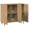 vidaXL Sideboard Artisan Oak 90x34x80 cm Engineered Wood