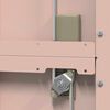 vidaXL Storage Cabinet 2 pcs Pink 60 x 40 x200 cm Cold-Rolled Steel