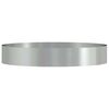 vidaXL Garden Planter Silver 120 x 120 x 20 cm Galvanised steel