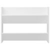 vidaXL Wall Shoe Cabinet White 80x18x60 cm Engineered Wood
