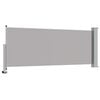vidaXL Patio Retractable Side Awning 100 x 300 cm Grey