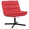 vidaXL Swivel Chair Red 63 x 75 x 76 cm PU