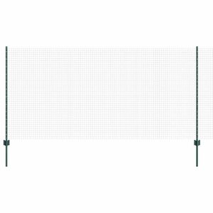 vidaXL Fence with Post Green