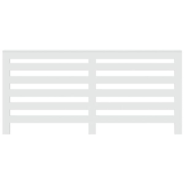 vidaXL Radiator Cover White 175x20x82 cm Engineered Wood