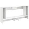 vidaXL Console Table Striped White 155 x 29 x 74 cm Engineered Wood