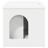 vidaXL Cat House White 85 x 55 x 50.5 cm Engineered Wood