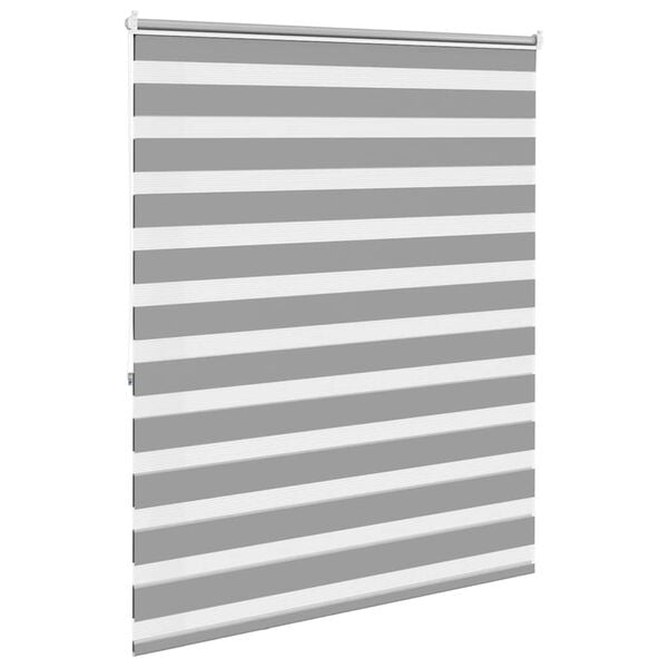 vidaXL Zebra Blind 140 x 175 cm Grey