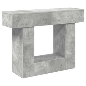 vidaXL Concrete Grey 101 x 30 x 74 cm