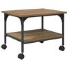 vidaXL Printer Stand Artisan Oak 50 x 40 x 38 cm Engineered Wood