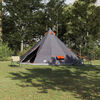 vidaXL Family Tipi Tent Folding Grey and Orange 560 x 560 x 300 cm
